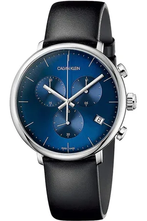 Calvin Klein K8M271CN - Unisex - Adult Chronograph Quartz - Watch with Leather Strap