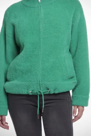 Rino & Pelle Jacket With Rib Collar - Benja.5002521 - 10807 clover green