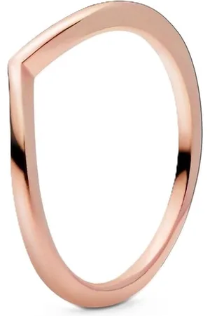 PANDORA Ring Dames WISHBONE 14K ROSE GOLD-PLATED - RING - SIZE 48