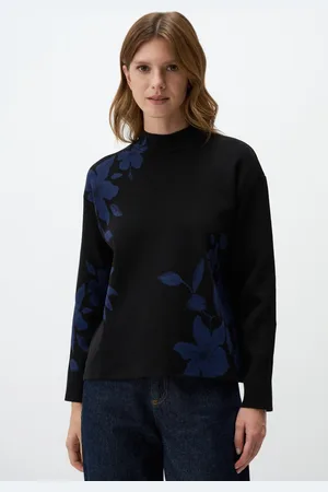 Jimmy Key Bloemenpatroon Coltrui Sweater
