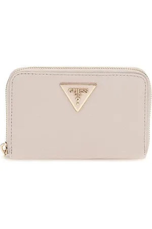 Guess Portemonnee Laurel II SLG Medium Zip Around Wallet Lichtgrijs