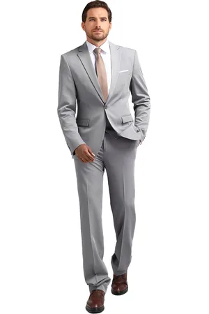 Allthemen Heren 2-Piece Suit - Moderne Casual Jacket voor Zaken - L