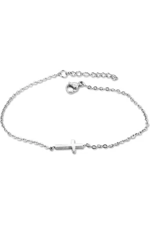Amanto Armband Estrella - 316L Staal - Bedel - Kruis - 6mm - 19cm