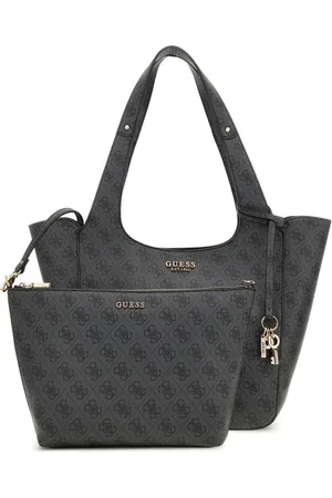 Guess Schoudertas Shopper Calista 2 in 1 Tote Donkergrijs