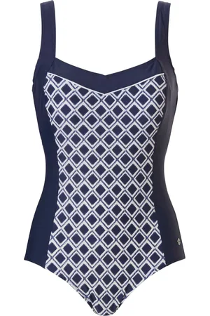 Pastunette Beach - Blue Pattern - Corrigerend Badpak -