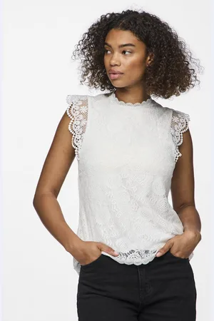 Pieces® PCOLLINE SL LACE TOP NOOS BC Dames Top