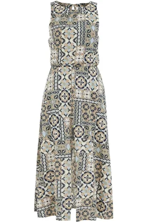 WE Fashion Dames Jersey jurk met dessin