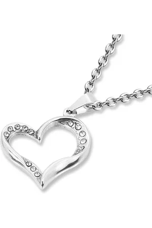 Amanto Ketting Blix - 316L Staal - Hart - 28x26mm - 45cm