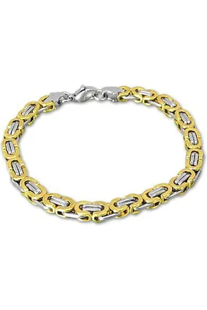 Amanto Armband Baki - 316L Staal Goudkleurig PVD - 6mm - 22cm