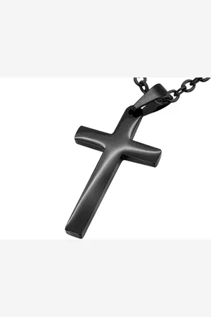 Amanto Ketting Boyce - 316L Staal - Kruis - 37x21mm - 60cm