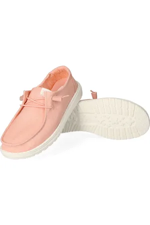 Hey dude Wendy Canvas Dames Instappers Pink