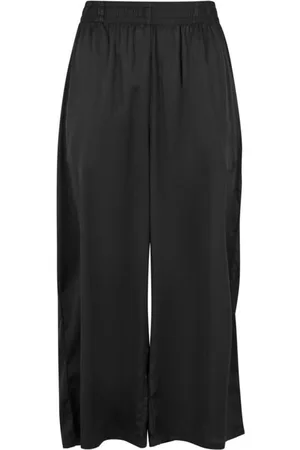 Urban classics Satijnen Culotte met Wijde Pijpen Stoffen broeken L Dames