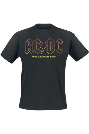 AC/DC About To Rock Salute T-shirt M Katoen Heren - Band merch, Bands