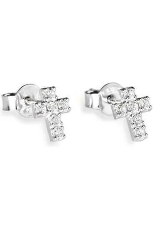 AMEN Earrings Cross Zirkonia