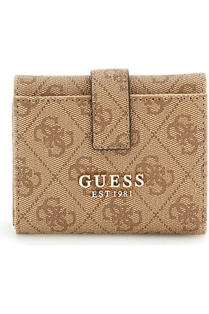 Guess Portemonnee Laurel II SLG Petite Trifold Wallet Lichtbruin