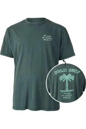 Brunotti Heren O-hals shirt wandes palm surf