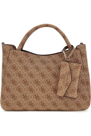 Guess Handtas Schoudertas Brenton Girlfriend Satchel Lichtbruin