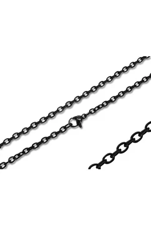 Amanto Ketting Eldin Large - Staal PVD - Anker - 3mm - 74cm