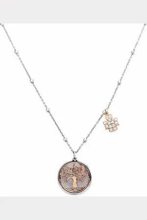 AMEN Dames Ketting 925 sterling zilveren 13 Zirconia One Size 88160045