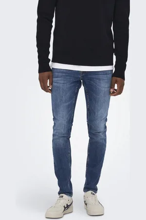 Only & Sons Jeans Onswarp Skinny Blue 3229 Jeans Noos 22023229 Blue Demin Mannen