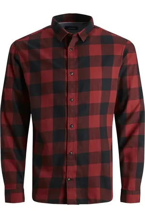 JACK & JONES JACK&JONES JJEGINGHAM TWILL SHIRT L/S NOOS Heren Overhemd