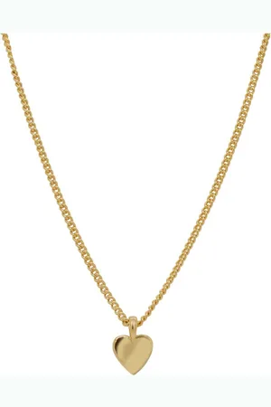 24Kae 32407Y Ketting Heart zilver goudkleurig 45 cm.