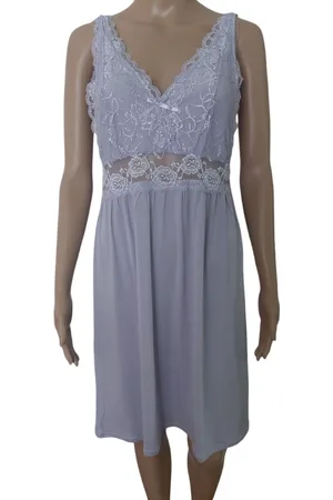 Merkloos Dames - Nachtmode - Slipdress - Kleur
