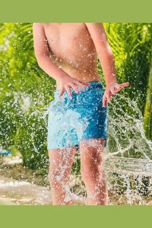 Seasons Kids-Swimshort Solid -Ocean