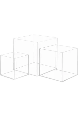 Merkloos Acryl Display Dozen - 3 Pak met Verschillende Maten voor Organisatie en Bescherming van Collectibles