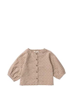 Your Wishes Broderie Raglan Meisjes Blouse - Elegante Luchtige Blouse | 80