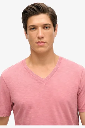 Superdry Slub T-shirt Met Korte Mouwen En V-hals M Man