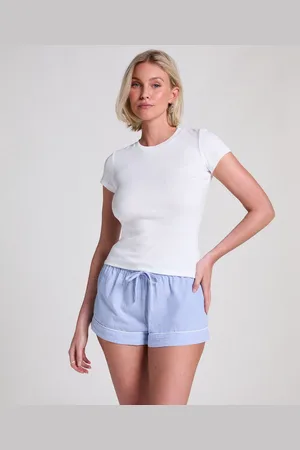 Hunkemöller Pyjama top korte mouwen rib XL