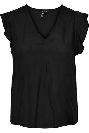 Pieces® PCNYA SL V-NECK TOP WVN MSA BC - Dames - Blouses