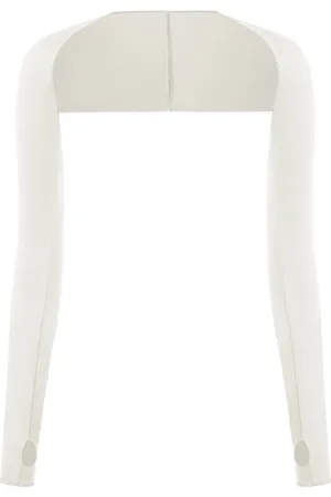 Merkloos 1 st. Dames verkoelende sjaal mouw mouw met vingergat, comfortabel en ademend, anti-UV, dames zonbeschermende koeler omslagdoek