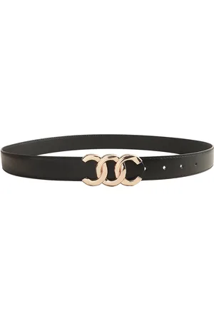 Fashion Favorite Triple Chain Riem - | Riemmaat 95 cm | Kunstleer / Staal