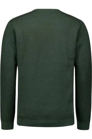 No Excess Pullover met ronde hals en geraffineerde tweekleurige jacquard