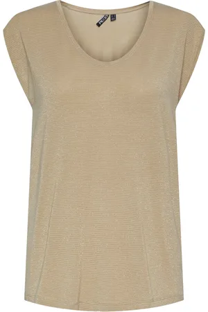 Pieces® PCBILLO TEE LUREX STRIPES JRS NOOS BC - Dames - T-shirts