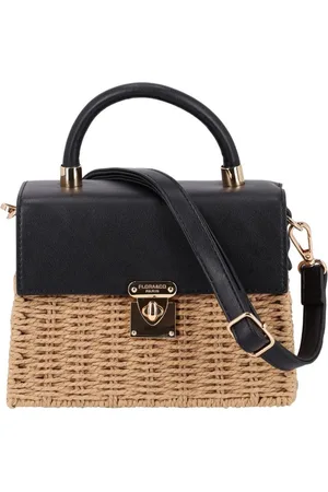 Flora & CO Medium Crossbodytas / Schoudertas Dames - Riet - Sofia