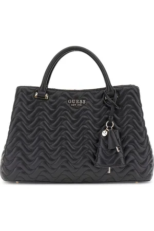Guess Schoudertas Handtas Centre Stage Abey Status Satchel Zwart