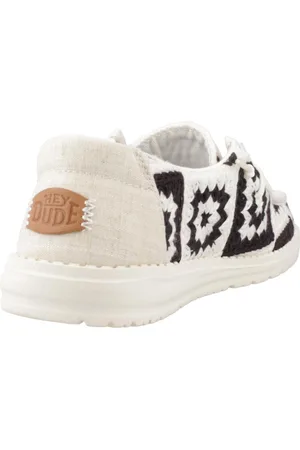 Hey dude Wendy Cottage Crochet Dames Instappers Black/Multi