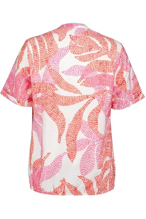 DIDI Dames Blouse Moon Pink Bahia print maat 48