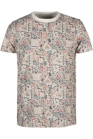 INDICODE INGillio T-shirt meerkleurig L Katoen Heren - Basics, Street wear
