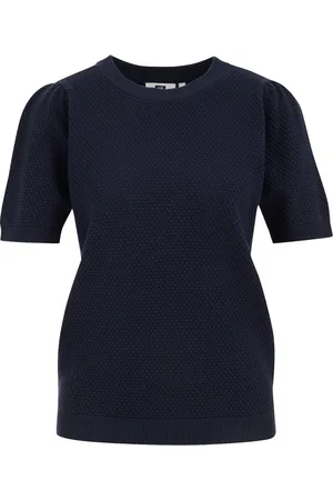 WE Fashion Dames gebreide trui met structuur