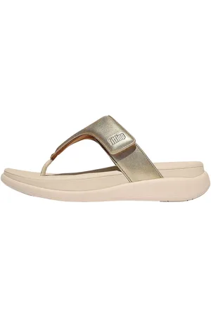FitFlop F-Mode Go Adjustable Flatform Toepost Teenslippers Dames