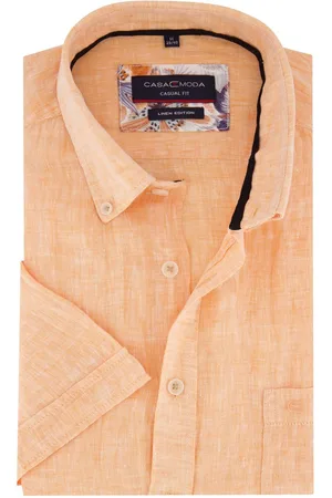 Casa Moda Heren Overhemd - 954404400 - 450 Tangerine Tango