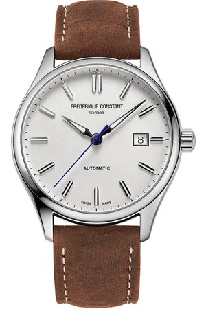 Frederique Constant Index automatic FC-303NS5B6 Horloge - Leer - Bruin - Ø 40 mm