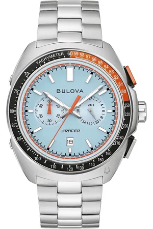 BULOVA Racer Chronograph 98B432 Horloge - Staal - Zilverkleurig - Ø 42 mm