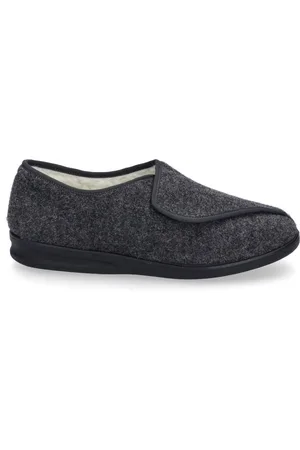 Josef Seibel Belfort 85 W | Hausschuh für Herren | Grau