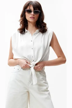 Catwalk Junkie 2502021612 Sleeveless blouse with lash