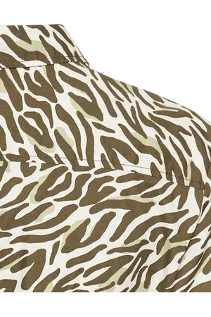 Camel Active Lang overhemdjurk met all-over print